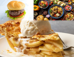 Cuisine, Apple Pie, Hamburger